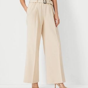Petite Belted Wide Leg Pant S/M
